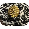 Bouton Doré Brillant Style Chanel Couture Diamètre 18 mm.