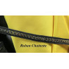 Ruban Décoratif Noir avec Chaînette - Accessoire Haute Couture