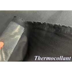 Tissu Thermocollant Noir – Renforcement et Maintien Idéal pour la Couture.