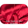 Satin Bordeaux Tombé de Soie Au Mètre - Touché Soie, Fluide et Facile à Coudre