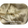 Satin Doré Or Mat Tombé de Soie Au Mètre - Touché Soie, Élégance et Fluidité