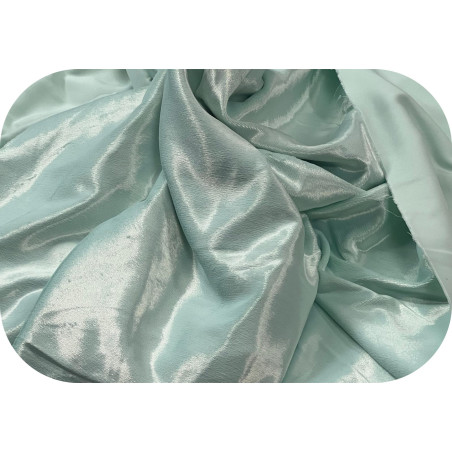 Velours Rasé Vert d'Eau – Tissu Doux et Luxueux pour Mode et Décoration
