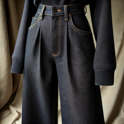 Tissu Jean Denim Selvedge 100% Coton – 680g/m² | Qualité Premium