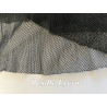 Tissu Résille Extensible Noir – Maille Fine et Souple