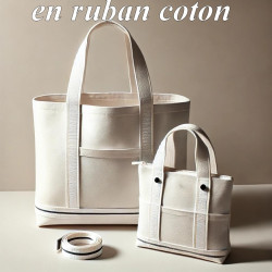 Ruban en Coton Sergé 30 mm Blanc – Qualité Premium pour Couture et Confection