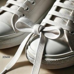 Ruban en Coton Sergé 30 mm Blanc – Qualité Premium pour Couture et Confection
