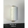Bobine de fil à coudre Blanc 1000 m – Polyester Oeko-Tex – Tout textile