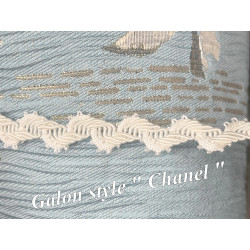 Galon Style "Chanel" Au Mètre  Ivoire Au Mètre Couture