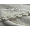 Galon Style "Chanel" Au Mètre  Ivoire Au Mètre Couture