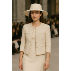 Galon Style "Chanel" Au Mètre  Ivoire Au Mètre Couture
