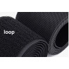 Velcro Scratch auto Agrippant en 100 mm Noir - 10 cm, bande Scratch en 10 cm à coudre.