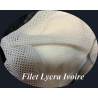 Tissu Filet Lycra Ivoire - Grande Largeur | Extensible & Ajouré