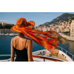 Tissu Mousseline De Soie Imprimé Au Mètre Couture