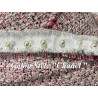 Galon Style Chanel avec Perles Nacrées – Ruban Blanc Frangé 30 mm – Vente au Mètre