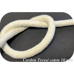 Cordon Coton Tressé 10 mm – Résistant et Naturel