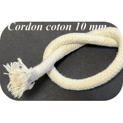 Cordon Coton Tressé 10 mm – Résistant et Naturel