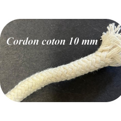 Cordon Coton Tressé 10 mm – Résistant et Naturel