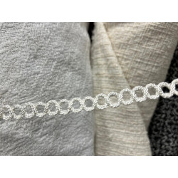 Galon Style " Chanel " Ajouré Ivoire – Tresse Fantaisie Éclat Satiné – Vente au Mètre
