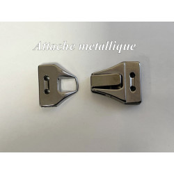 Attache Métallique en 2 Parties à Coudre – Accessoire Robuste pour Maroquinerie, Sacs et Vêtements