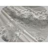 Tissu Dentelle Guipure Blanche en Coton – Grande Largeur pour Robes de Mariée, Cérémonie et Création Haute Couture