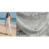 Tissu Dentelle Guipure Blanche en Coton – Grande Largeur pour Robes de Mariée, Cérémonie et Création Haute Couture