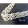 Dentelle Du Puy En 35 mm beige clair Au Mètre A Coudre  Pour Customisations.