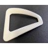 Boucle plastique blanche triangulaire –blanche 10,5 cm – Accessoire couture robuste et élégant 🧵