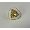 Bouton couture façon Chanel – Doré & Ivoire nacré – Ø 18 mm–  Élégance intemporelle pour sublimer vos créations couture