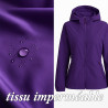 Tissu imperméable Violet Au Mètre Couture