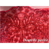 ✨ Dentelle perlée rouge – Festonnée des deux côtés – 145 cm de largeur