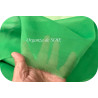 Organza de soie vert – Tissu léger haut de gamme pour robes, voiles et créations couture