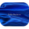 Satin Duchesse Bleu Royal – Tissu Haut de Gamme :  L'Éclat Raffiné pour des Créations Couture d'Exception.