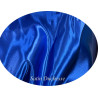 Satin Duchesse Bleu Royal – Tissu Haut de Gamme :  L'Éclat Raffiné pour des Créations Couture d'Exception.