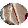 Satin Duchesse saumon au mètre – Tissu haut de gamme pour robe de soirée, cérémonie, mariage et haute couture
