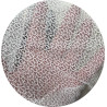 Tulle Résille Tissé Imprimé Lycra Blanc Au Mètre  Pour Lingerie, Justaucorps.