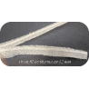 Thermocollant droit Fil Ruban Au Mètre en 12 mm blanc pour tissus