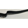 Galon Style Chanel Noir - Ruban et Chaîne noir Haute Couture