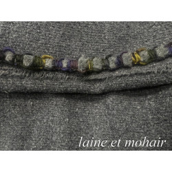Tissu Mohair et Laine – Couleur Gris chiné : Élégance et Confort pour la Haute Couture