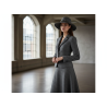 Tissu Mohair et Laine – Couleur Gris chiné : Élégance et Confort pour la Haute Couture