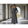 Tissu Mohair et Laine – Couleur Gris chiné : Élégance et Confort pour la Haute Couture