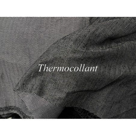 Thermocollant Noir 90 cm - Entoilage Thermocollant Premium pour Couture