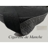 Cigarette de manche épaulette couture au mètre Noir