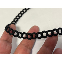 Galon Style Chanel ivoire– Tresse Ajourée Satinée – Vente au Mètre – Couture Chic