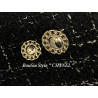 Bouton Doré Style Chanel Métal En Taille 22 mm Couture.