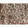 Dentelle Guipure Festonnée 135cm Beige Nude - Qualité Couture Premium