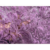 Dentelle Guipure Festonnée 135 cm violet pâle/parme). - Qualité Couture Premium