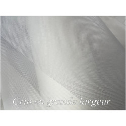 Crin Grande Largeur 150 cm Ivoire au Mètre - Robe de Mariée et Haute Couture