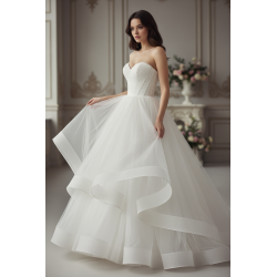 Crin Grande Largeur 150 cm Ivoire au Mètre - Robe de Mariée et Haute Couture