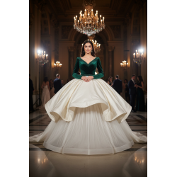 Crin Grande Largeur 150 cm Ivoire au Mètre - Robe de Mariée et Haute Couture