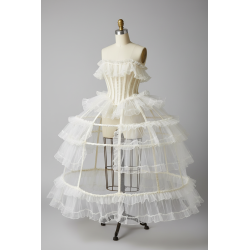 Crin Grande Largeur 150 cm Ivoire au Mètre - Robe de Mariée et Haute Couture